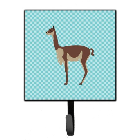 Carolines Treasures Vicugna or Vicuna Blue Check Leash or Key Holder BB8091SH4